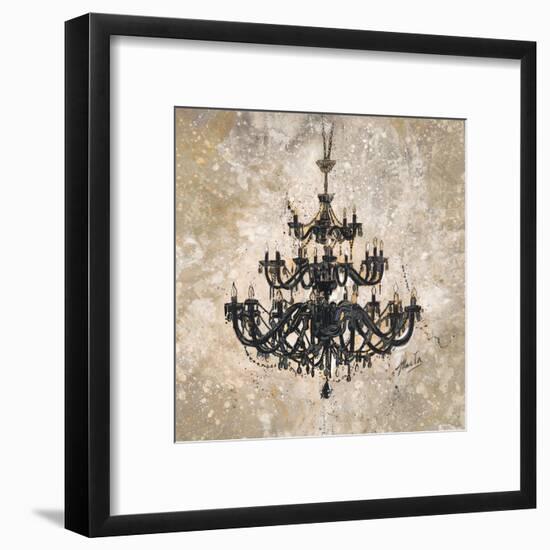 Onyx Chandelier-Marta Wiley-Framed Art Print