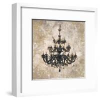 Onyx Chandelier-Marta Wiley-Framed Art Print