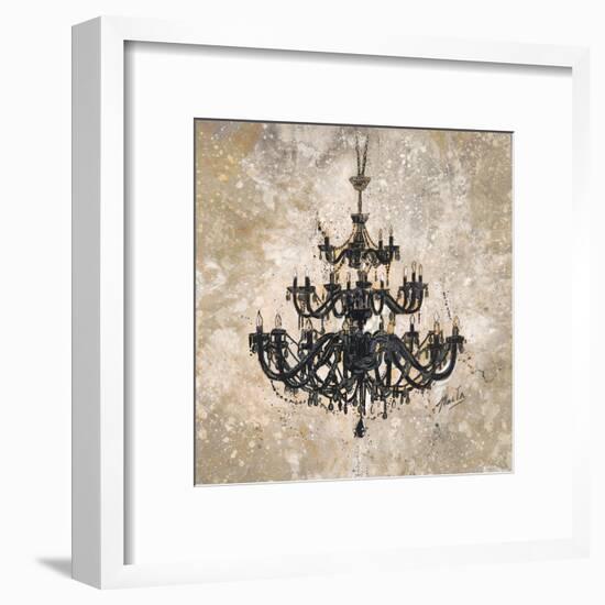 Onyx Chandelier-Marta Wiley-Framed Art Print