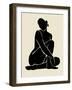 Onyx Figure I-Victoria Barnes-Framed Art Print