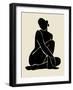 Onyx Figure I-Victoria Barnes-Framed Art Print