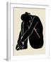 Onyx Figure II-Victoria Barnes-Framed Art Print