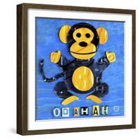 Oo Ah Ah the Monkey-Design Turnpike-Framed Giclee Print