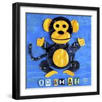 Oo Ah Ah the Monkey-Design Turnpike-Framed Giclee Print