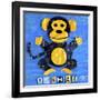 Oo Ah Ah the Monkey-Design Turnpike-Framed Giclee Print