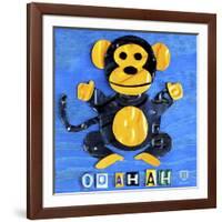 Oo Ah Ah the Monkey-Design Turnpike-Framed Giclee Print