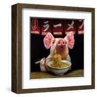 Oodles of Noodles-Lucia Heffernan-Framed Art Print