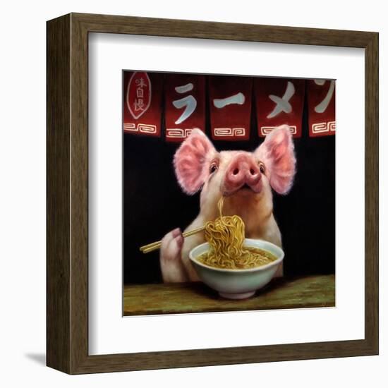 Oodles of Noodles-Lucia Heffernan-Framed Art Print