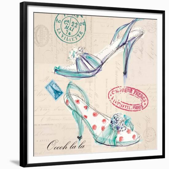 Ooooh La La Shoe-Barbara Lindner-Framed Premium Giclee Print