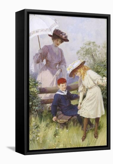 Oops-a-Daisy-Percy Tarrant-Framed Stretched Canvas