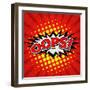 Oops! - Commic Speech Bubble, Cartoon-jirawatp-Framed Art Print