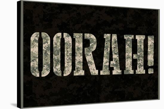 Oorah! Camouflage Military Poster-null-Stretched Canvas