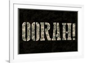 Oorah! Camouflage Military-null-Framed Art Print