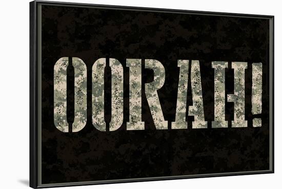 Oorah! Camouflage Military-null-Framed Art Print