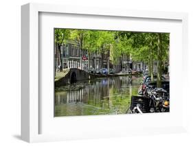 Oosteinde, Delft, South Holland, Netherlands, Europe-Hans-Peter Merten-Framed Photographic Print