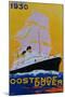 Oostende Dover Vintage Poster - Europe-Lantern Press-Mounted Art Print