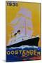 Oostende Dover Vintage Poster - Europe-Lantern Press-Mounted Art Print