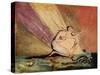 Oothoon Plucking Leutha's Flower by William Blake-William Blake-Stretched Canvas