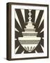 Op Art Amphora-null-Framed Art Print