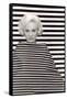 Op Art Fashion Model-null-Framed Stretched Canvas