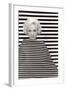 Op Art Fashion Model-null-Framed Art Print