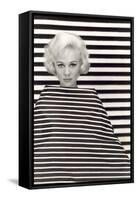 Op Art Fashion Model-null-Framed Stretched Canvas