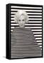 Op Art Fashion Model-null-Framed Stretched Canvas