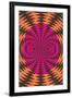 Op Art Psychedelic Pattern-null-Framed Art Print