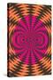 Op Art Psychedelic Pattern-null-Stretched Canvas