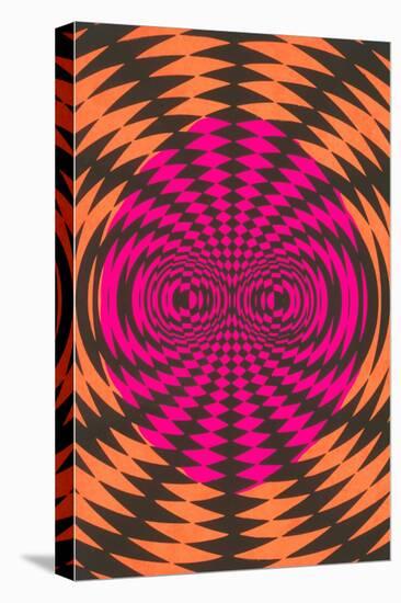 Op Art Psychedelic Pattern-null-Stretched Canvas