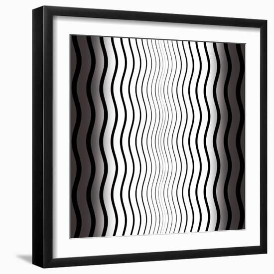 Op Art V-Tom Frazier-Framed Giclee Print