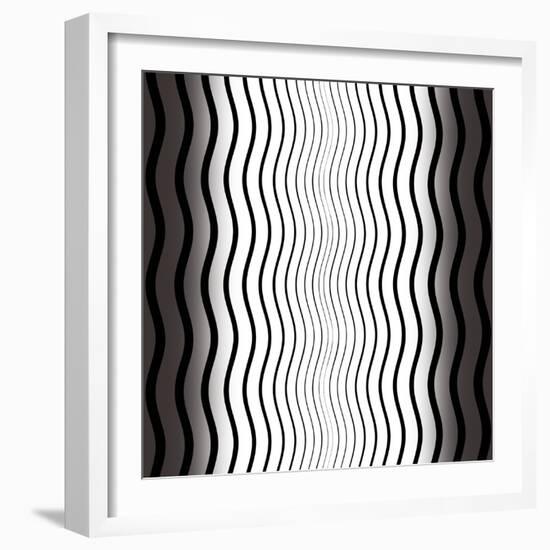 Op Art V-Tom Frazier-Framed Giclee Print