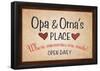 Opa and Omas Place-null-Framed Poster