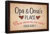 Opa and Omas Place-null-Framed Stretched Canvas