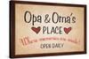 Opa and Omas Place-null-Stretched Canvas