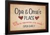 Opa and Omas Place-null-Framed Poster