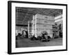 Opel and Pontiac Parts, Shipped from Germany, Stored in Crates in a General Motors Warehouse-null-Framed Photographic Print