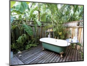 Open Air Bath at Luxury Hotel, Formerly Ian Fleming's House, Goldeneye, St. Mary-Sergio Pitamitz-Mounted Photographic Print