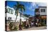 Open air cafe in Windwardside, Saba, Netherland Antilles, West Indies, Caribbean, Central America-Michael Runkel-Stretched Canvas