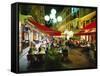 Open Air Cafes and Restaurants, Nice, Cote d'Azure, Provence, France, Europe-Walter Rawlings-Framed Stretched Canvas