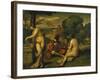 Open-Air Concert-Titian (Tiziano Vecelli)-Framed Giclee Print