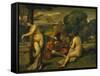 Open-Air Concert-Titian (Tiziano Vecelli)-Framed Stretched Canvas