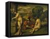 Open-Air Concert-Titian (Tiziano Vecelli)-Framed Stretched Canvas