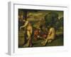 Open-Air Concert-Titian (Tiziano Vecelli)-Framed Giclee Print