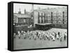 Open Air Exercise Class, Ben Jonson School, Stepney, London, 1911-null-Framed Stretched Canvas