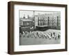 Open Air Exercise Class, Ben Jonson School, Stepney, London, 1911-null-Framed Photographic Print