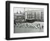 Open Air Exercise Class, Ben Jonson School, Stepney, London, 1911-null-Framed Photographic Print