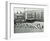 Open Air Exercise Class, Ben Jonson School, Stepney, London, 1911-null-Framed Photographic Print