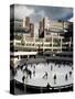 Open Air Ice Rink, Broadgate, City of London, London, England, United Kingdom-Adam Woolfitt-Stretched Canvas