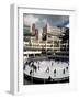 Open Air Ice Rink, Broadgate, City of London, London, England, United Kingdom-Adam Woolfitt-Framed Photographic Print